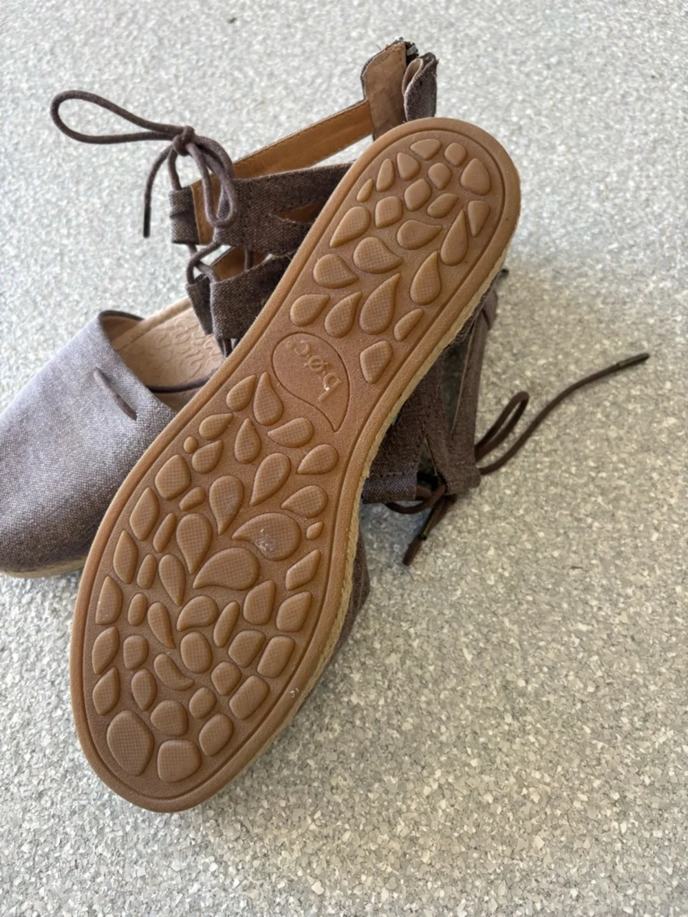 NWOT B.o.c Born Lucy gladiator espadrille sandals